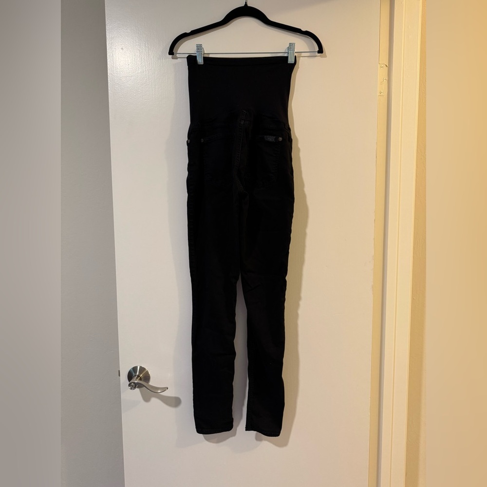 Maternity 7 for all mankind Black High-Waisted Pants size small - Picture 6 of 6